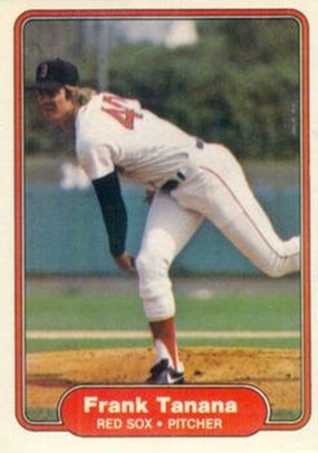 #309 Frank Tanana - Boston Red Sox - 1982 Fleer Baseball