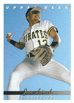 #309 Jose Lind - Pittsburgh Pirates - 1993 Upper Deck Baseball