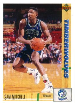 #309 Sam Mitchell - Minnesota Timberwolves - 1991-92 Upper Deck Basketball