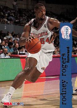 #309 Rodney Rogers - Los Angeles Clippers - 1995-96 Hoops Basketball