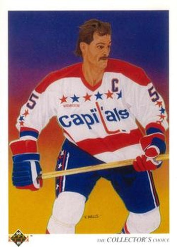 #309 Rod Langway - Washington Capitals - 1990-91 Upper Deck Hockey