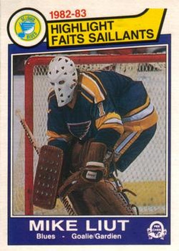 #309 Mike Liut - St. Louis Blues - 1983-84 O-Pee-Chee Hockey