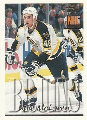 #309 Kyle McLaren - Boston Bruins - 1995-96 Topps Hockey