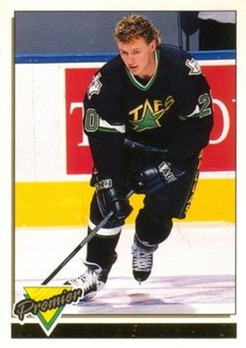 #309 Mike Craig - Dallas Stars - 1993-94 O-Pee-Chee Premier Hockey - Gold