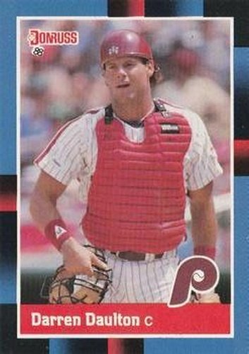 #309 Darren Daulton - Philadelphia Phillies - 1988 Donruss Baseball