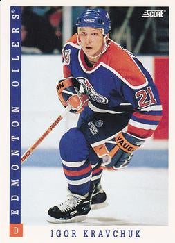 #309 Igor Kravchuk - Edmonton Oilers - 1993-94 Score Canadian Hockey