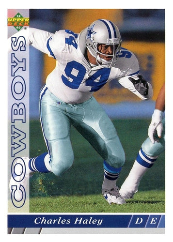 #309 Charles Haley - Dallas Cowboys - 1993 Upper Deck Football