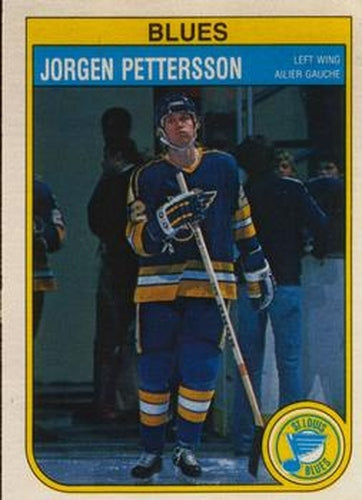 #309 Jorgen Pettersson - St. Louis Blues - 1982-83 O-Pee-Chee Hockey