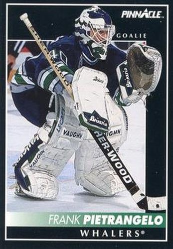 #309 Frank Pietrangelo - Hartford Whalers - 1992-93 Pinnacle Canadian Hockey