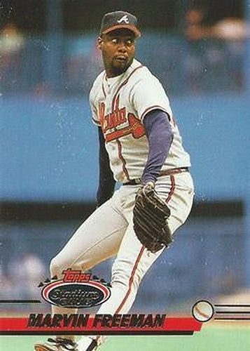 #309 Marvin Freeman - Atlanta Braves - 1993 Stadium Club Baseball