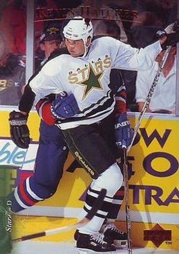 #309 Kevin Hatcher - Dallas Stars - 1995-96 Upper Deck Hockey
