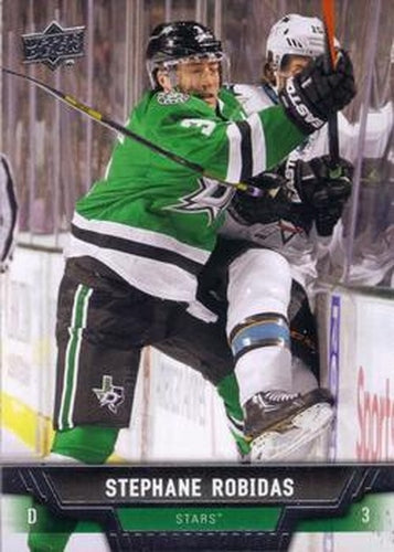 #309 Stephane Robidas - Dallas Stars - 2013-14 Upper Deck Hockey