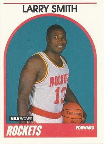 #309 Larry Smith - Houston Rockets - 1989-90 Hoops Basketball