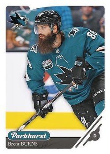 #309 Brent Burns - San Jose Sharks - 2018-19 Parkhurst Hockey