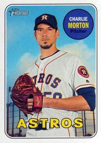 #309 Charlie Morton - Houston Astros - 2018 Topps Heritage Baseball