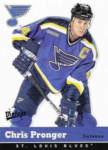 #309 Chris Pronger - St. Louis Blues - 2000-01 Upper Deck Vintage Hockey