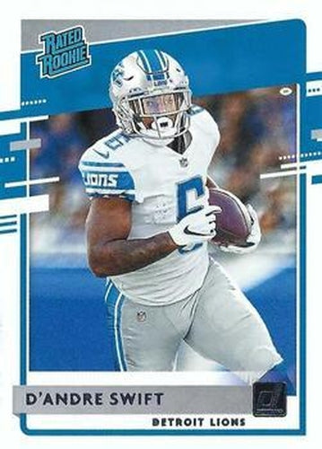 #309 D'Andre Swift - Detroit Lions - 2020 Donruss Football
