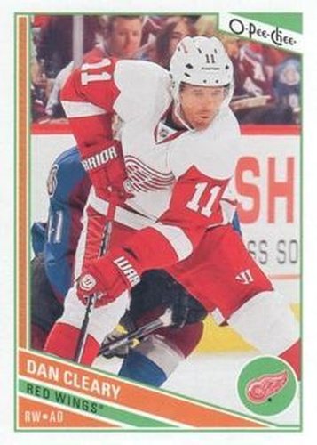 #309 Daniel Cleary - Detroit Red Wings - 2013-14 O-Pee-Chee Hockey