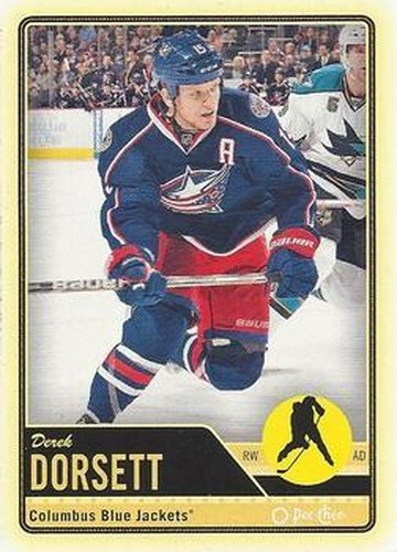 #309 Derek Dorsett - Columbus Blue Jackets - 2012-13 O-Pee-Chee Hockey