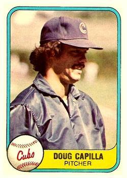 #309 Doug Capilla - Chicago Cubs - 1981 Fleer Baseball