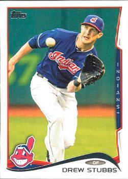 #309 Drew Stubbs - Cleveland Indians - 2014 Topps Baseball