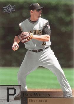 #309 Jack Wilson - Pittsburgh Pirates - 2009 Upper Deck Baseball