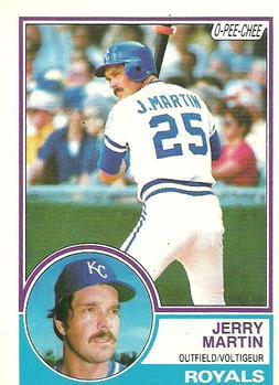#309 Jerry Martin - Kansas City Royals - 1983 O-Pee-Chee Baseball