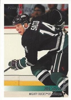 #309 Joe Sacco - Anaheim Mighty Ducks - 1994-95 Topps Premier Hockey