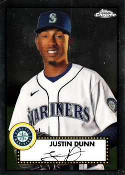 #309 Justin Dunn - Seattle Mariners - 2021 Topps Chrome Platinum Anniversary Baseball