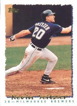 #309 Kevin Seitzer - Milwaukee Brewers - 1995 Topps Baseball