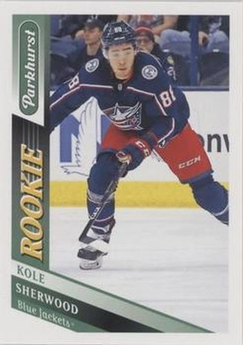 #309 Kole Sherwood - Columbus Blue Jackets - 2019-20 Parkhurst Hockey