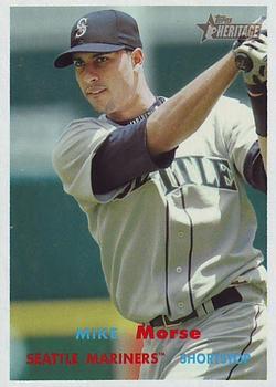 #309 Mike Morse - Seattle Mariners - 2006 Topps Heritage Baseball