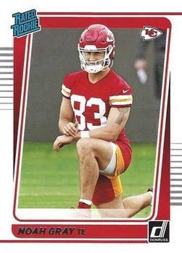 #309 Noah Gray - Kansas City Chiefs - 2021 Donruss Football