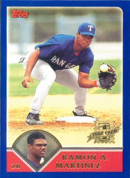 #309 Ramon A. Martinez - Texas Rangers - 2003 Topps Baseball