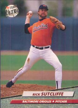 #309 Rick Sutcliffe - Baltimore Orioles - 1992 Ultra Baseball