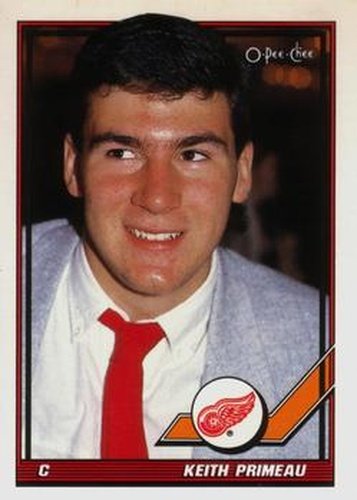 #309 Keith Primeau - Detroit Red Wings - 1991-92 O-Pee-Chee Hockey