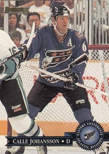 #309 Calle Johansson - Washington Capitals - 1995-96 Donruss Hockey