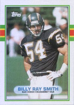 #309 Billy Ray Smith - San Diego Chargers - 1989 Topps Football