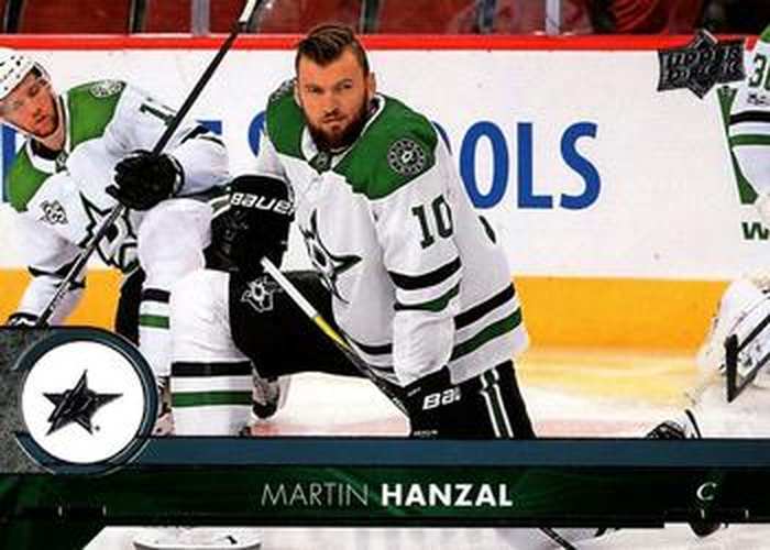 #309 Martin Hanzal - Dallas Stars - 2017-18 Upper Deck Hockey