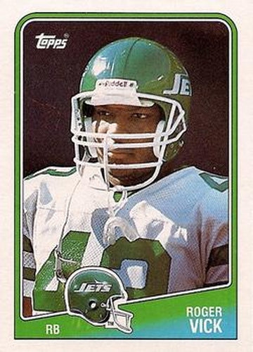 #309 Roger Vick - New York Jets - 1988 Topps Football