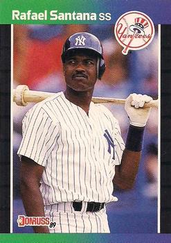 #309 Rafael Santana - New York Yankees - 1989 Donruss Baseball