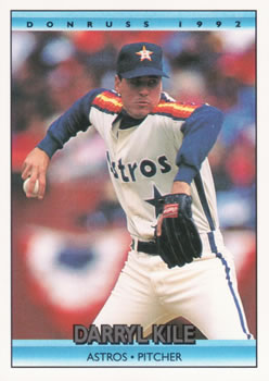 #309 Darryl Kile - Houston Astros - 1992 Donruss Baseball
