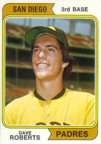 #309a Dave Roberts - San Diego Padres - 1974 Topps Baseball