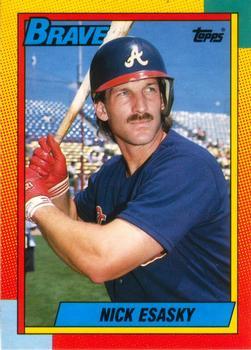 #30T Nick Esasky - Atlanta Braves - 1990 Topps Traded Baseball