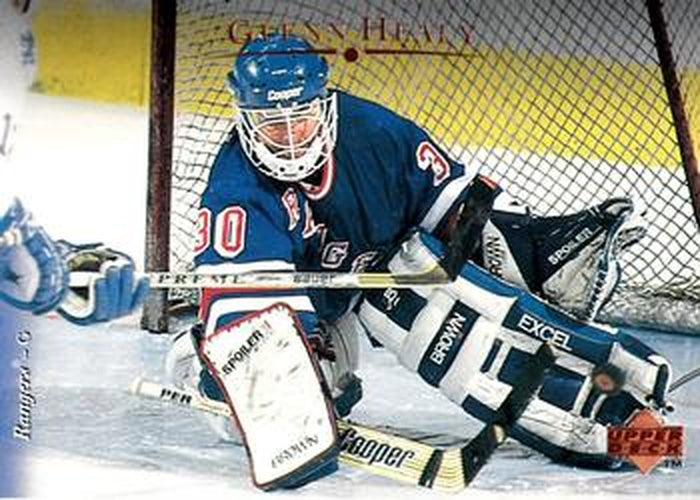 #30 Glenn Healy - New York Rangers - 1995-96 Upper Deck Hockey