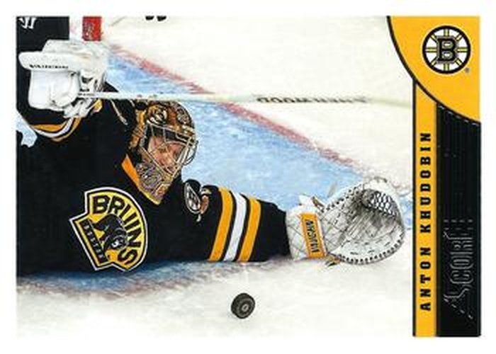 #30 Anton Khudobin - Boston Bruins - 2013-14 Score Hockey