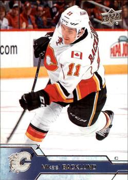 #30 Mikael Backlund - Calgary Flames - 2016-17 Upper Deck Hockey