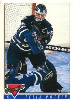 #30 Felix Potvin - Toronto Maple Leafs - 1993-94 O-Pee-Chee Premier Hockey