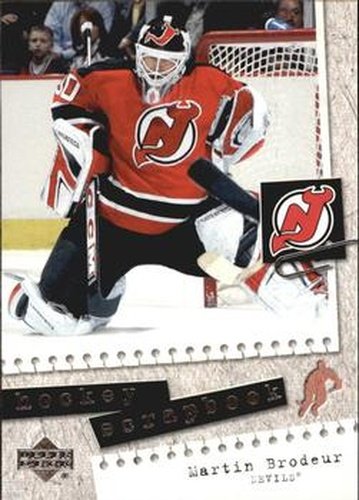 #HS30 Martin Brodeur - New Jersey Devils - 2005-06 Upper Deck - Hockey Scrapbook