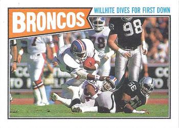#30 Gerald Willhite - Denver Broncos - 1987 Topps Football